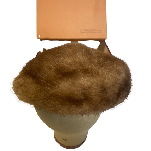 Vintage Betmar Elegante Mink Hat Cap New York Paris - Picture 1 of 6